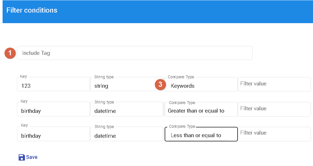 DMflow History Filter