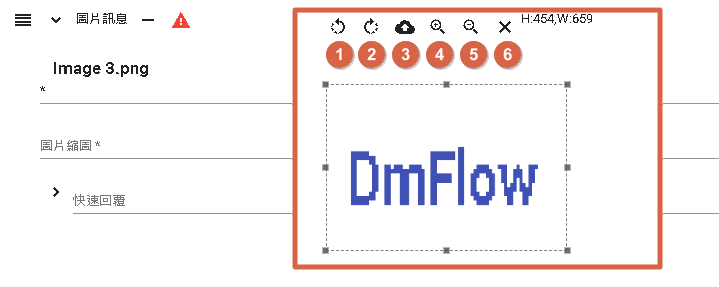 DMflow上傳圖片